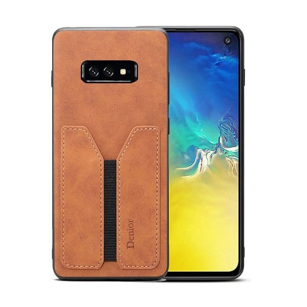 Brown Denior Samsung Galaxy S10E Leather Case Brown Denior Samsung Galaxy S10E Leather Case